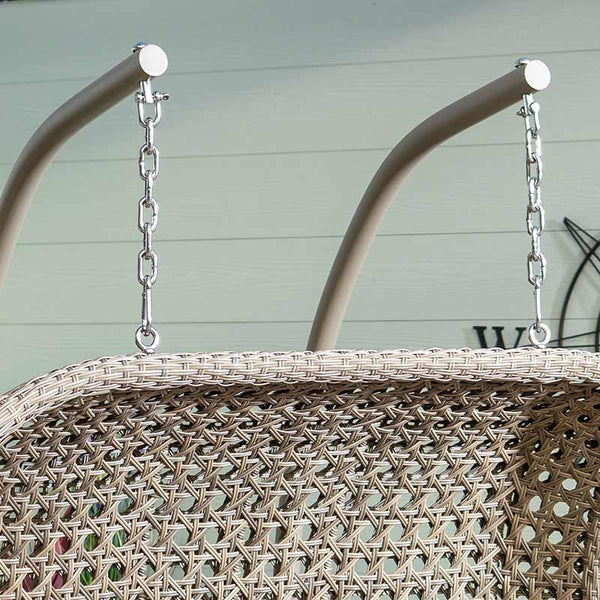 Hartman Heritage Double Hanging Egg Chair - Beech with Dove Cushion image 2