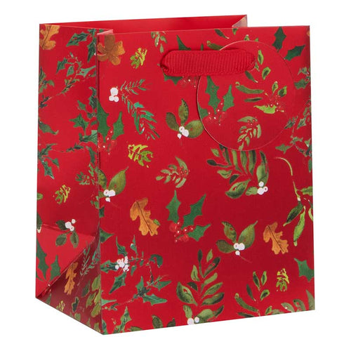 Glick Merry Christmas Foliage Gift Bag image 1