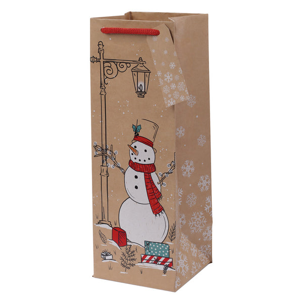 Tom Smith Classic Christmas Bottle Bag image 0