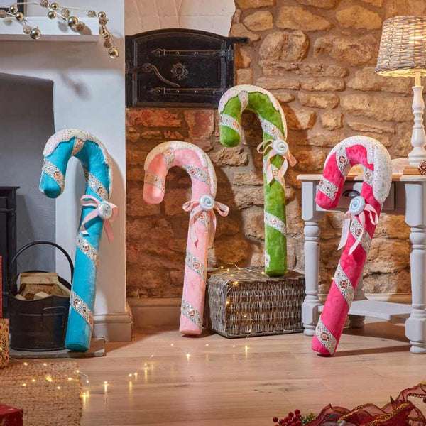 Three Kings Velvet CandyCane (Assorted Designs) - 77cm image