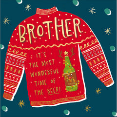 Woodmansterne Brother Christmas Card image 0