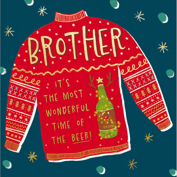 Woodmansterne Brother Christmas Card image 0