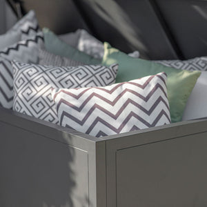 Bramblecrest Denver Cushion Storage Box in Anthracite with Liner â€“ Large image 1