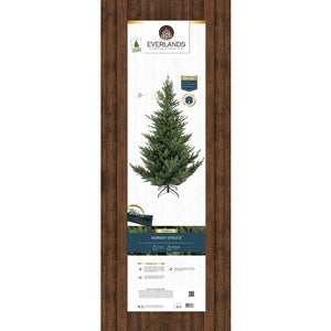 Everlands Norway Spruce Artificial Christmas Tree - 7ft / 2.1m image 3