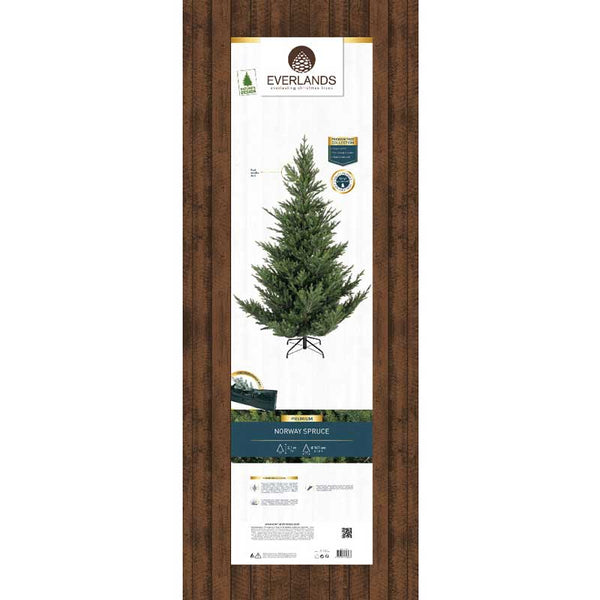 Everlands Norway Spruce Artificial Christmas Tree - 7ft / 2.1m image 3