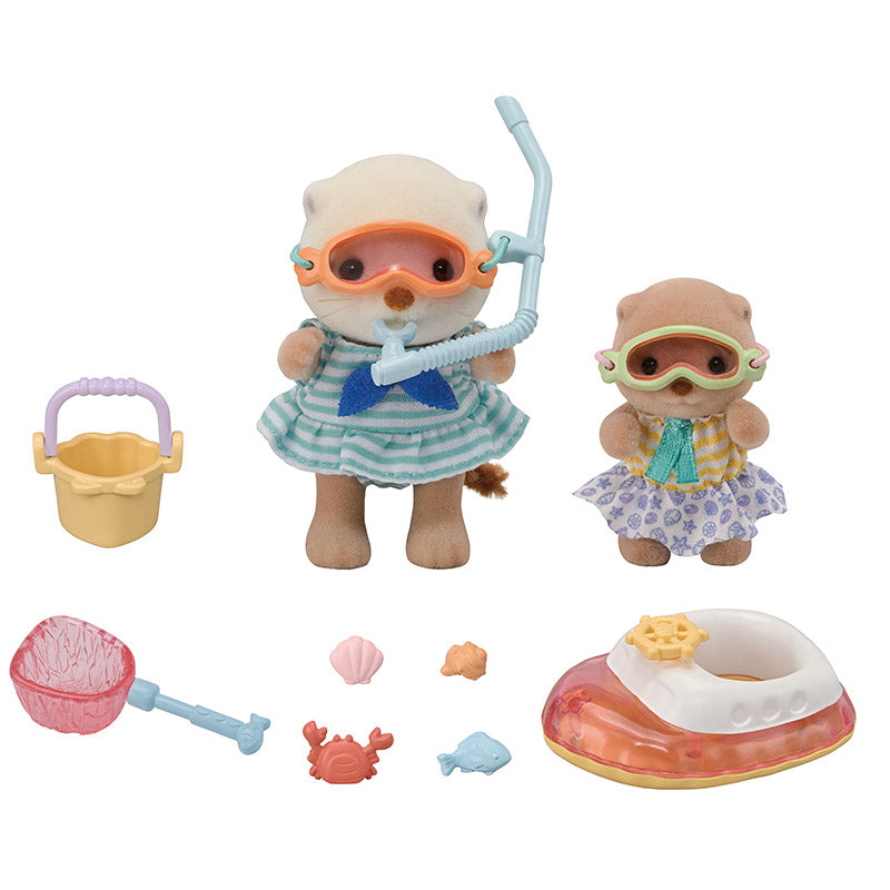 Sylvanian Families Sea Otter Sisters - Splashy Snorkel Set image 0
