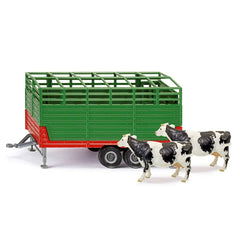 siku 2875 Livestock Trailer with 2 Holstein Cows 1:32 image 0
