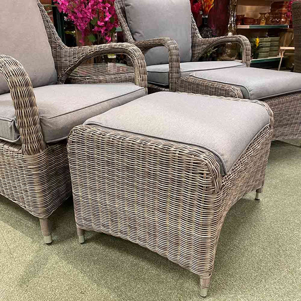 Supremo Verona Deluxe 2-Seat In-between Lounge Set with Footstools image 1
