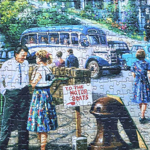 Gibsons Ice Cream By The River 636 Piece Puzzle image 2