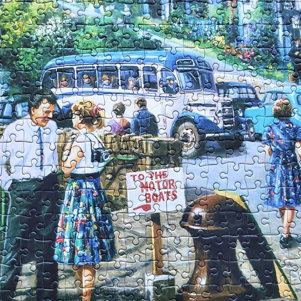 Gibsons Ice Cream By The River 636 Piece Puzzle image 2