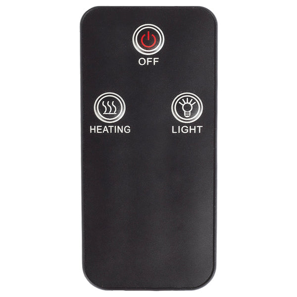 La Hacienda Silver Hanging Mushroom Heater with LED and Remote Control image 5