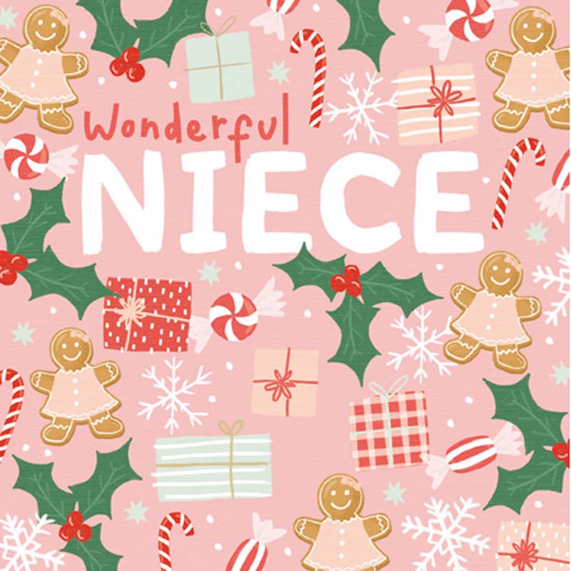 Woodmansterne Wonderful Niece Christmas Card image 0