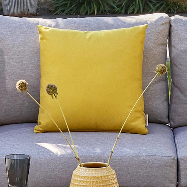 Bramblecrest Square Scatter Cushion, 45 x 45cm - Plain Lemon image 1