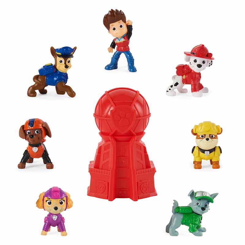 PAW Patrol, Movie 5.1cm Collectible Surprise Box Mini Figure with Ultimate City Tower Container (Style May Vary), Ages 3+ image 0