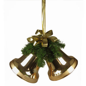 Weiste Large Gold Double Bells image 0