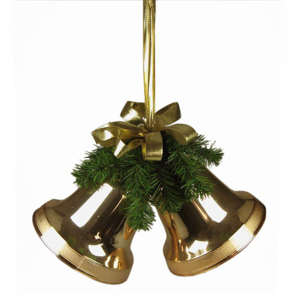Weiste Large Gold Double Bells image 0
