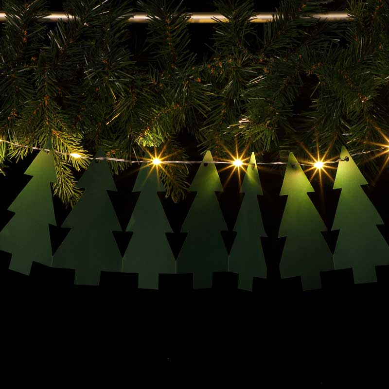 NOMA DIY Paper Tree Garland image 0