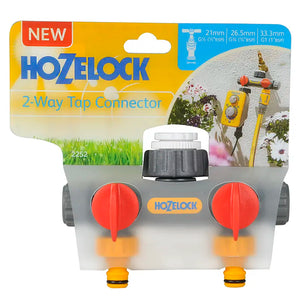 Hozelock 2-way Hose Tap Connector image 0