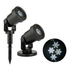 Lumineo LED Snowflake Projector with Rotating Effect image 1