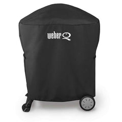 Weber Premium Barbecue Cover for Q 100, Q 1000, Q 200 or Q 2000 with stand / portable cart image 0