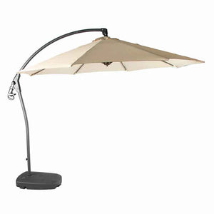 Bramblecrest Gloucester 3m Round Cantilever Parasol in Sand with Base &amp; Cover image 4