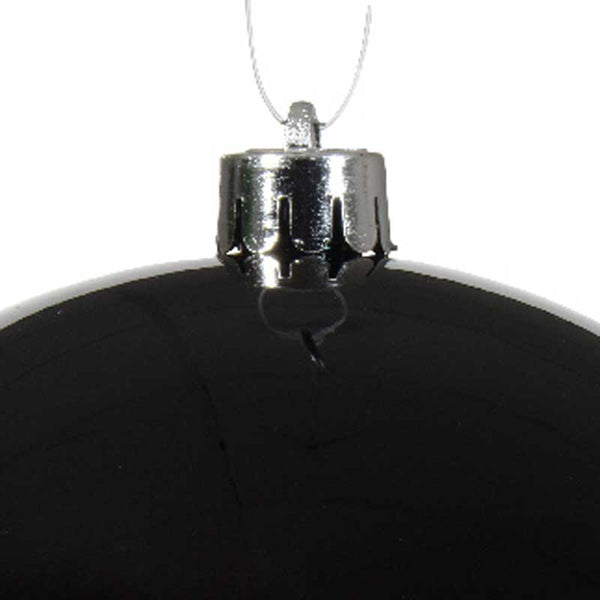 Decoris Large Shatterproof Bauble in Black image 1