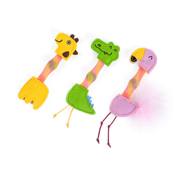 Zoon Nip-It Bell Safari Cat Toy (Assorted Designs) image 1