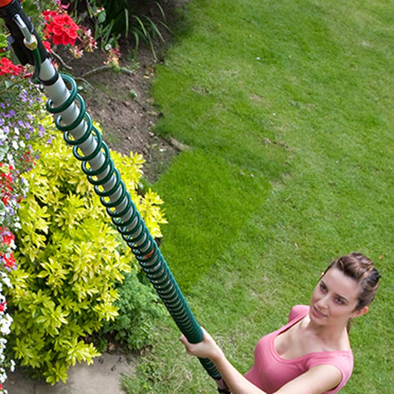 Darlac Telescopic 5m Pole Set with Spiral Hose Pipe & Soft Brush image 0