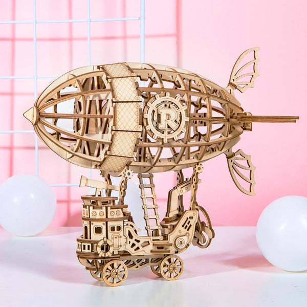 Robotime Airship DIY Wooden 3D Puzzle image 8
