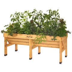 VegTrug Medium Raised Planter - Natural image 0