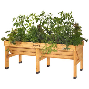 VegTrug Medium Raised Planter - Natural image 0