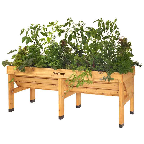 VegTrug Medium Raised Planter - Natural image 0
