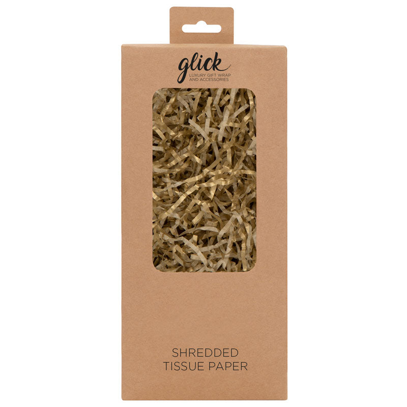 Glick Gold Shredded Tissue Paper image 0