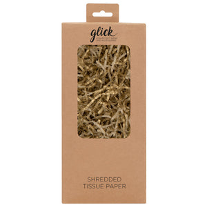 Glick Gold Shredded Tissue Paper image 0