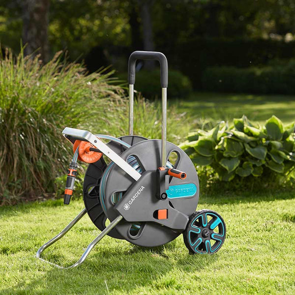 GARDENA CleverRoll Hose Trolley L Easy Set with 50m Classic Hose image 1