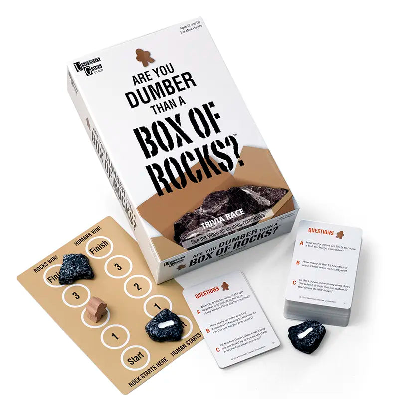 Are You Dumber Than a Box of Rocks Trivia image 0