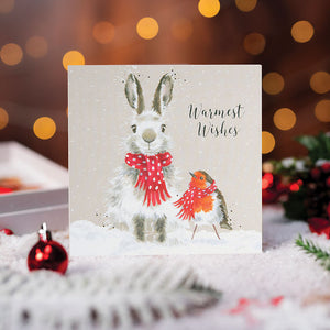 Wrendale Designs Luxury Boxed Cards - Snow Angels (Pack of 8) image 0