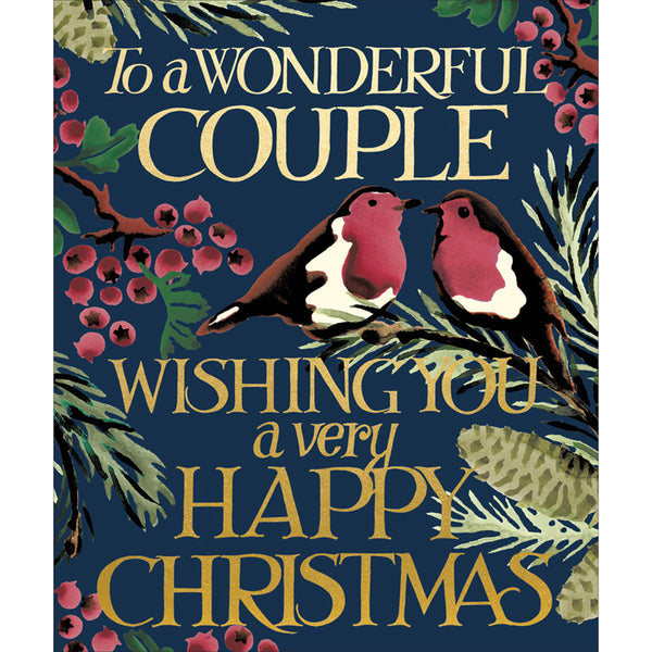 Woodmansterne 2 Robins Special Couple Christmas Card image 0