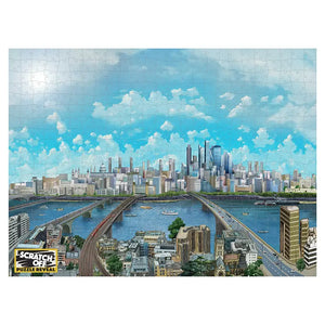 London Scratch Off 500 Piece Jigsaw Puzzle image 1