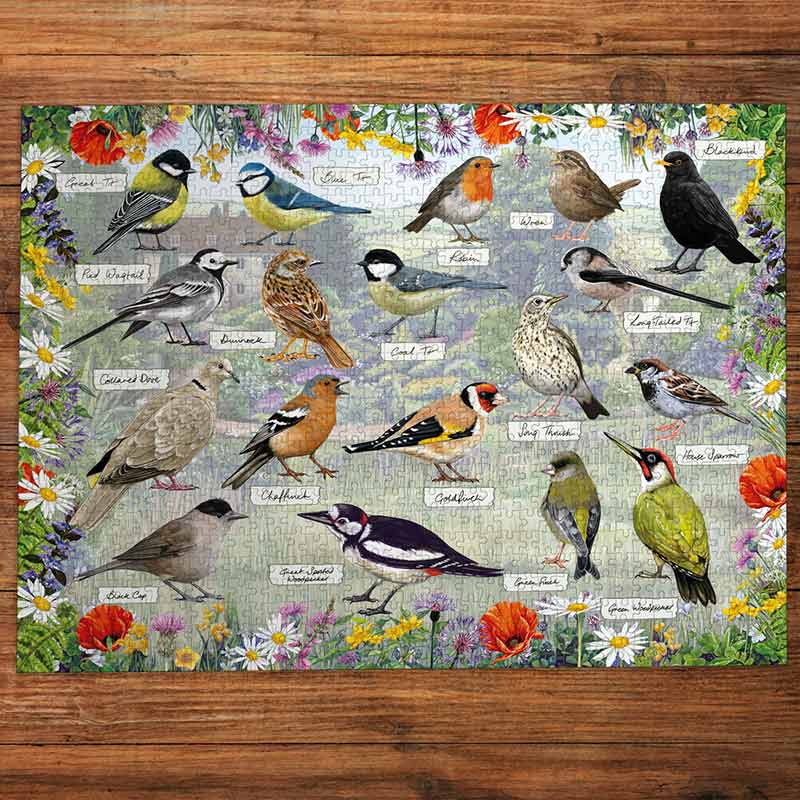 Gibsons RSPB: Blissful Birds 1000 Piece Puzzle image 0