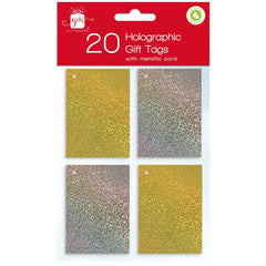 Gift Maker Holographic Gift Tags (Pack of 20) image 0