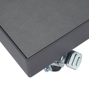 Platinum Ceramica Wheeled Parasol Base - Anthracite image 2