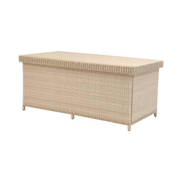 Bramblecrest Somerford Cushion Storage Box in Sandstone Rattan with Liner - Large image 3