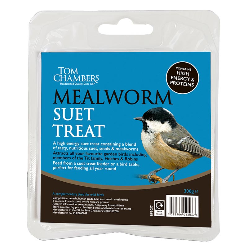Tom Chambers Mealworm Suet Treat image 0