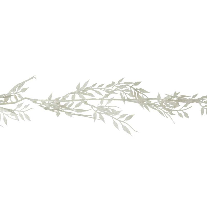 Everlands White Glitter Garland (Assorted Designs) image 0