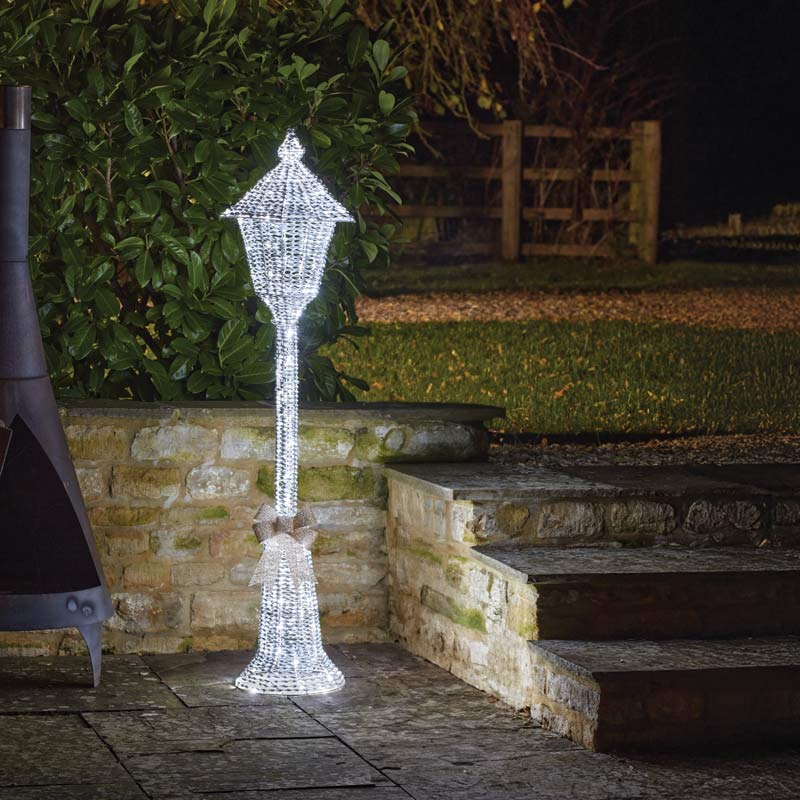 Three Kings GlitterTwist Silver Lamp Post image 0