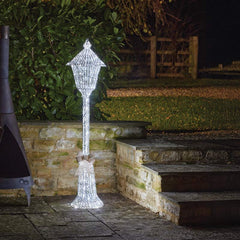 Three Kings GlitterTwist Silver Lamp Post image 0