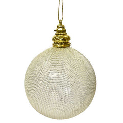 Decoris Shatterproof Bauble in Pearl image 0