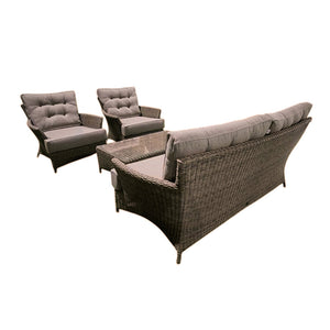 Orchard Life Braeburn 2-Seat Garden Sofa, 2 Armchairs &amp; Rectangular Coffee Table image 1