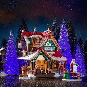 Lemax Small Crystal Lighted Tree (Set of 4) image 1